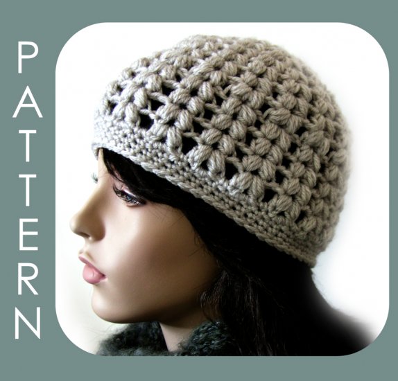 The Vivian Hat - Beanie/Visor Cap 2 styles in 1 - crochet ePattern
