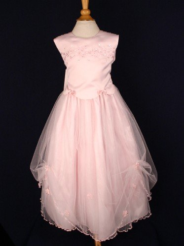 Handmade Satin & Organza Dress