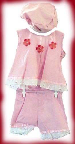 3 Pc Baby Girl Outfit