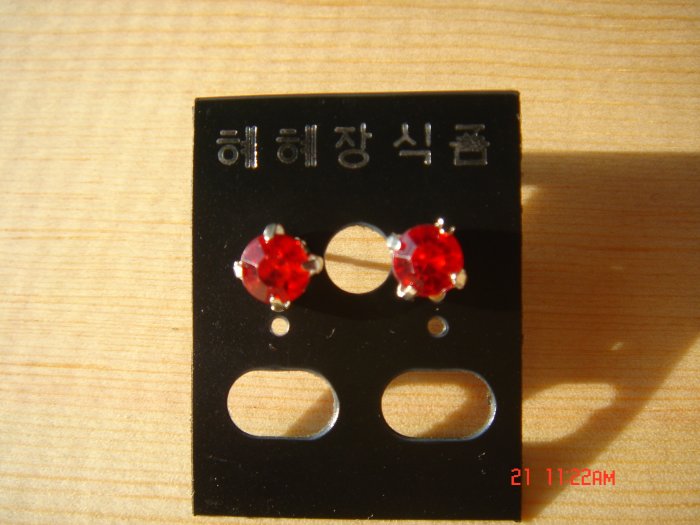 Fashion Korean Colorstone Studs Earrings ON SALE 2009**FREE SHIP