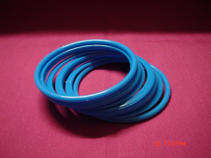 Latest Fashion 8 Sea Blue Bangles set ON SALE 2009**