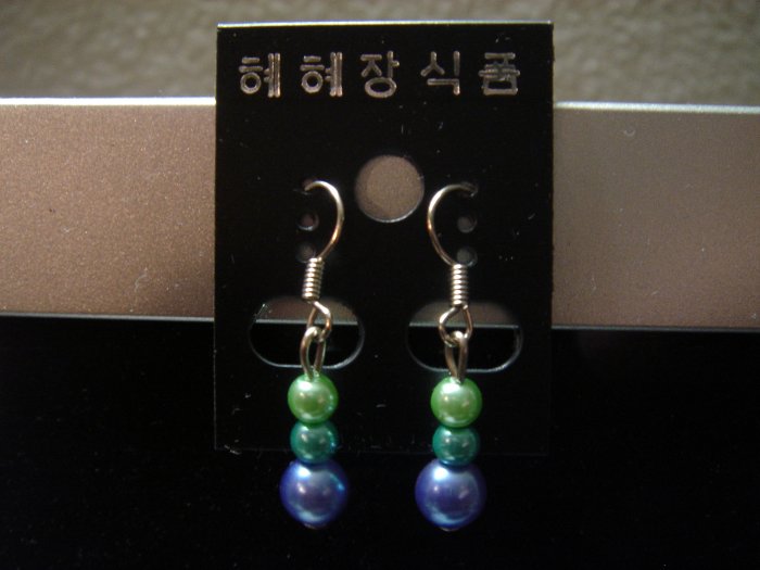 Handmade Pearl Dangle 925 hook Earrings**FREE Silver Cotton-Filled GIFT BOX and Packaging