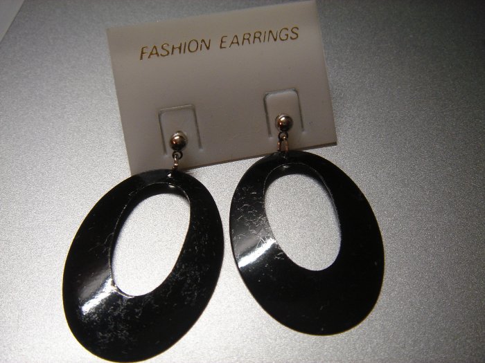 Rentangle Oval Round Dangle Earring w/FREE Silver Foil Gift Box and Packaging