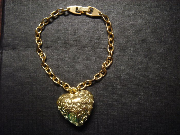 Handmade GoldCut-Carved Bracelet ~ON SALE**FREE Silver Gift Box