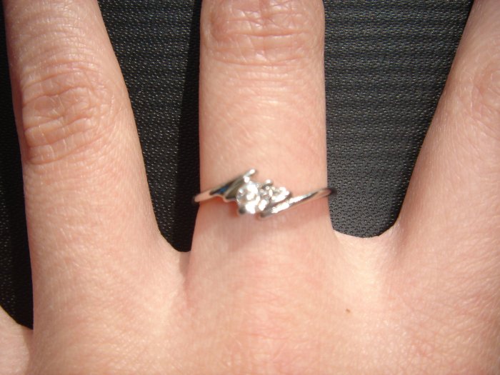 On SALE $18 NEW 925 CZ Cubic Zirconia Silver Ring Gift*+FREE BOX*