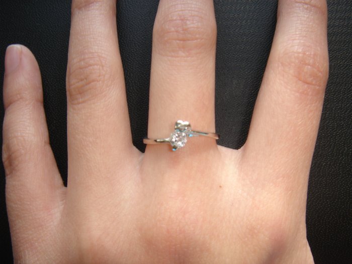 On SALE $15 NEW 925 CZ Cubic Zirconia Silver Ring Gift*+FREE BOX*