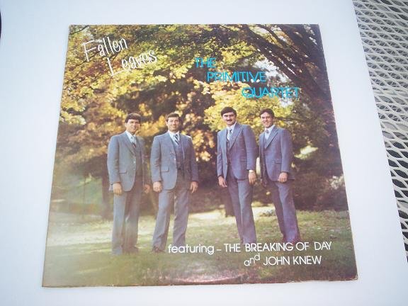 THE PRIMITIVE QUARTET Fallen Leaves LP Record Gospel Album