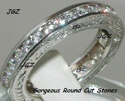 1.50CT Round Brilliant cut Anniversary/Eternity Ring Band*Available Sz 7,8,9 *
