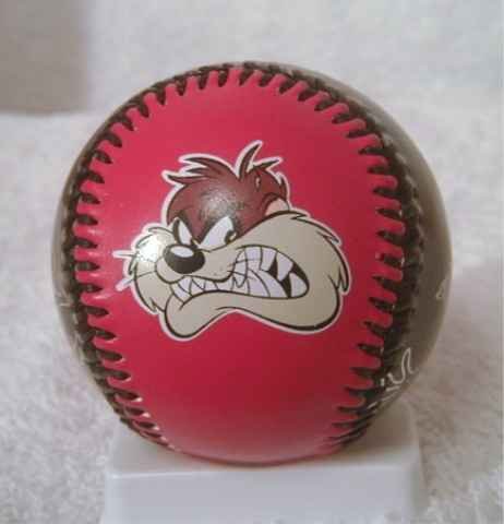 RED Looney Tunes Tasmanian Devil TAZ Baseball