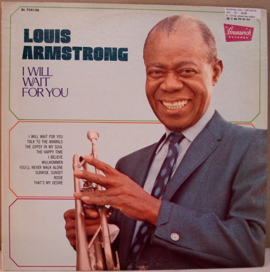 Louis Armstrong I Will Wait for You LP