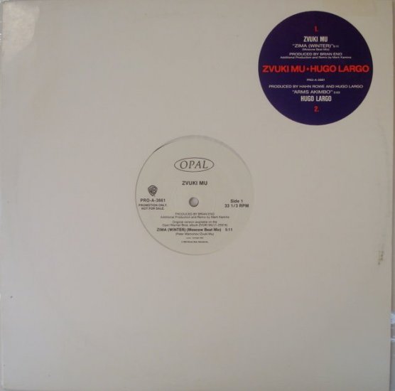 Zvuki Mu - Zima (Winter) Produced by Brian Eno 12"