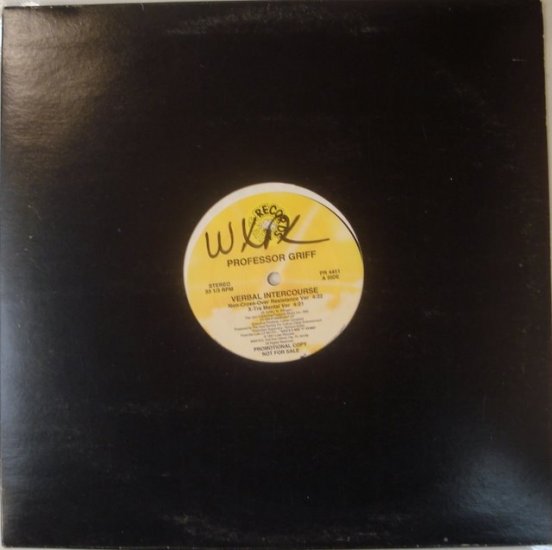 Professor Griff - Verbal Intercourse 1991 Hip-Hop 12"