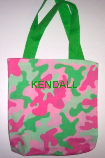 PERSONALIZED tote bag - PINK CAMOUFLAGE
