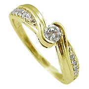 14K Yellow Gold Diamond Multi Stone Ring - You Save $1,182.95