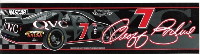 Geoff Bodine #7 Bumper Sticker