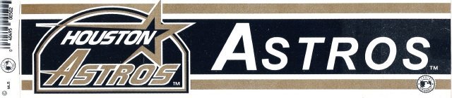 HOUSTON ASTROS Bumper Sticker