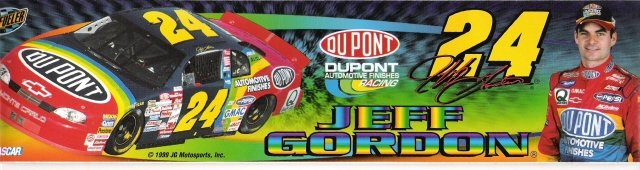 JEFF GORDON #24 Bumper Sticker