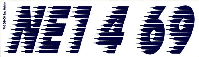 NE1 4 69 Bumper Sticker
