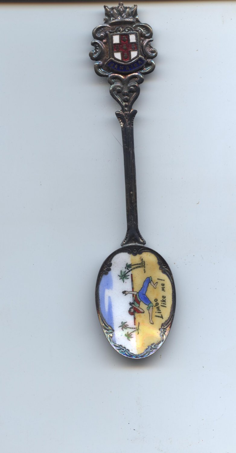 Jamaica collector spoon.Hand painted..