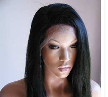 12 Inch Full Lace Wig Yaki Straight, #2 (Brown)