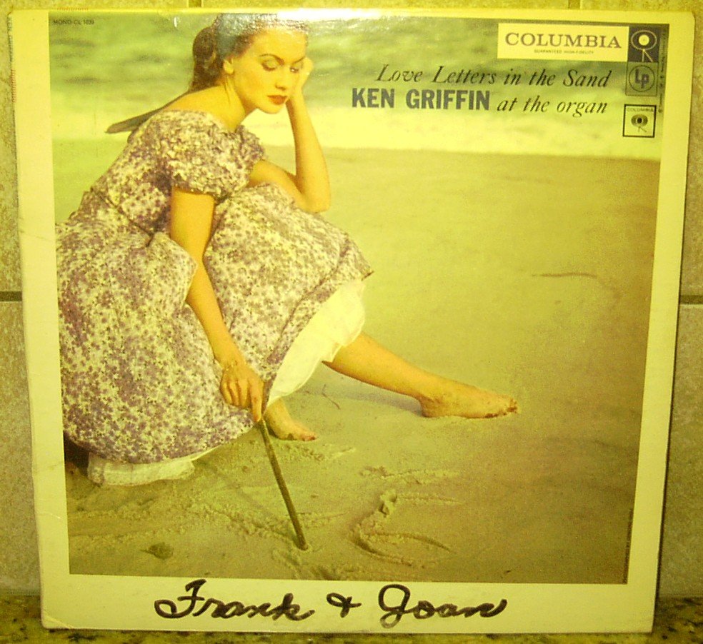 Love Letters in the Sand KEN GRIFFIN Columbia MONO LP Record Vinal ALBUM CL-1039