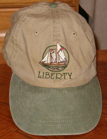 Tan And Green Liberty Clipper Hat