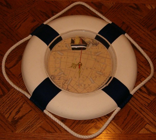 Nautical Lifering Clock