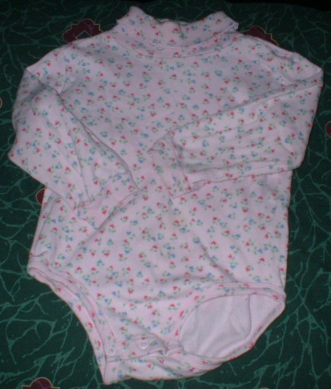 Basic Edition 24mth Pink and flowers Turtleneck
