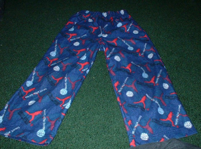 Soccer Print Flannel Pajama Pants size 4 5