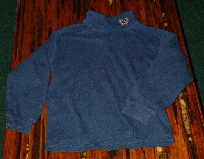 Navy Blue Duckhead Turtleneck EUC Size 7 Large