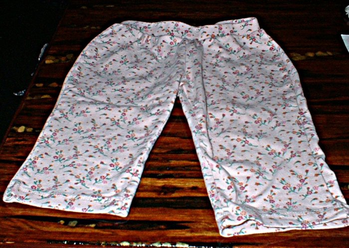 6-12mth Old Navy Pink Print Pull On Pants