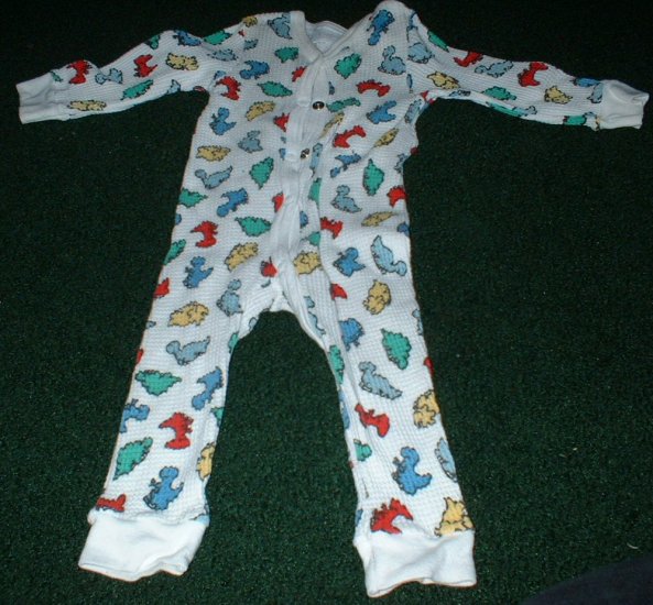 6-9mths Gerber Thermal Dino Print Pajamas
