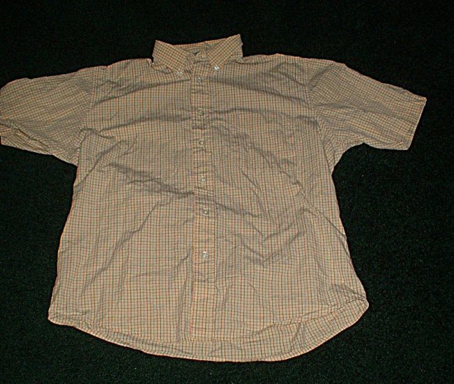 Mens LIKE NEW Medium Yellow Collared Button Down Shirt