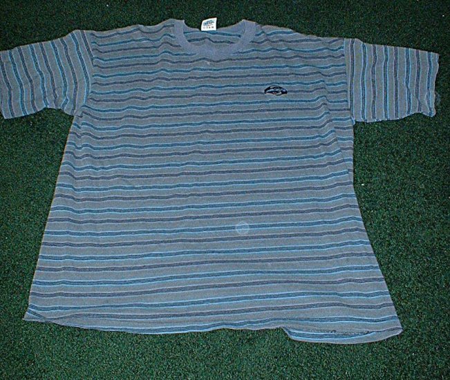 Mens NWOT Size Large Blue Stripes Quicksilver Shirt