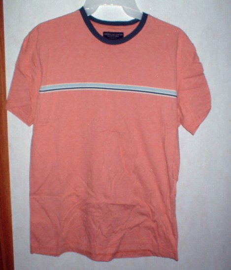 Guys American Eagle Salmon and Blue Shirt XS