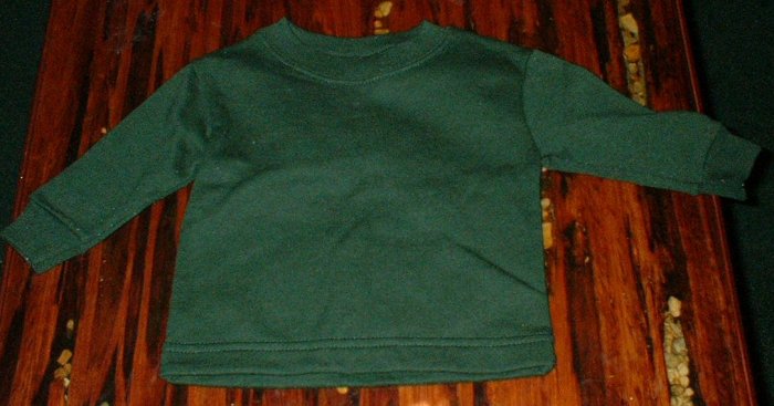 6-9mth Forest Green Sweatshirt VGUC