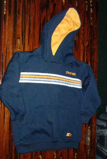 Boys size 4 5 Starter Navy Hoodie