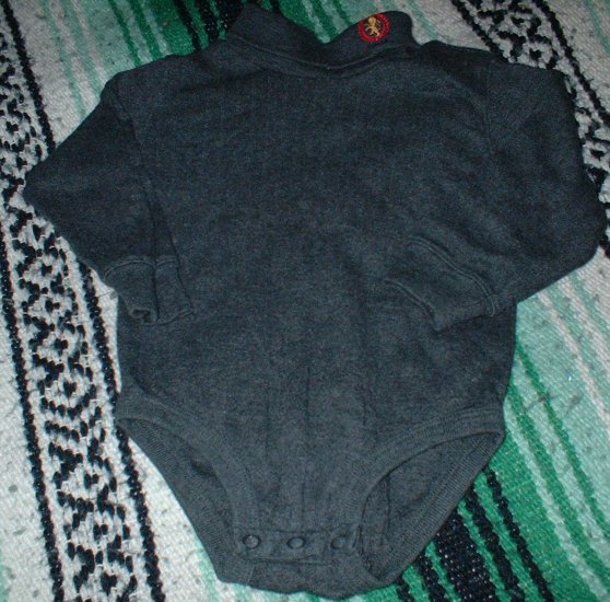 Boys Grey Ribbed Turtleneck 12 Months