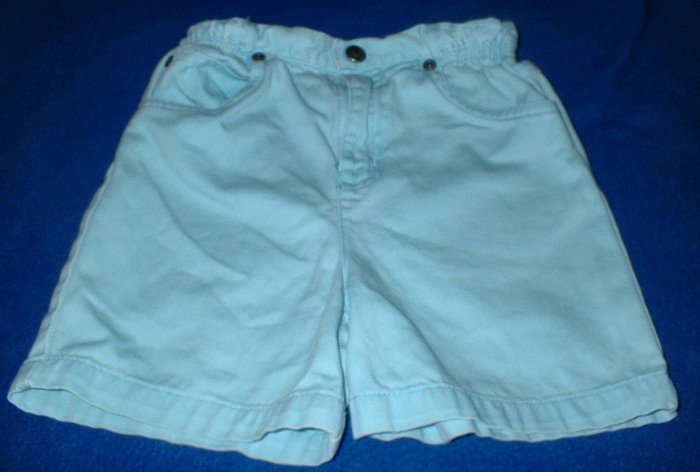 Girls Light Blue 5 Pocket Denim Shorts 4T