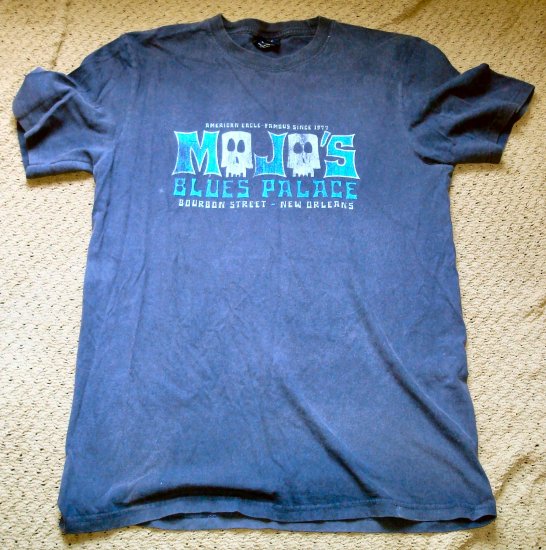 Guys AE "Mojo's Blues Palace" Vintage-look Shirt Size Sm