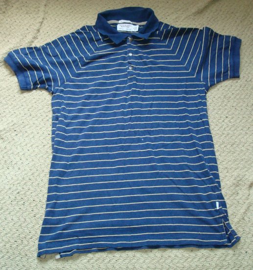 American Eagle Navy Vintage Slim Fit Polo Shirt size Small