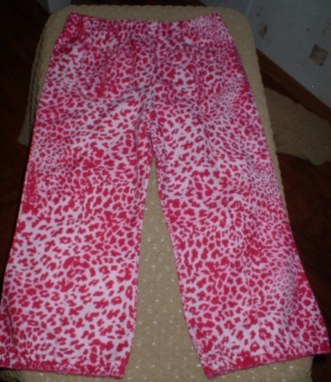 Girls Pink Animal Print Pants 3T NWOT