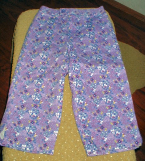 Girls Flower Print Capris 5