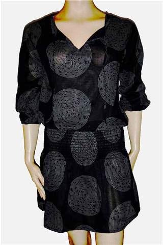 BALI DRESS FIRENZE BLACK DISCO