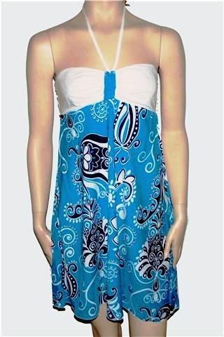BALI DRESS MIKONOS CASHMIRA BLUE