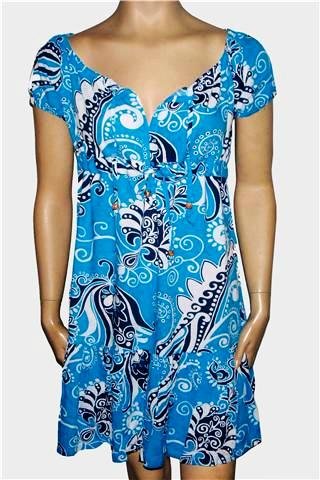 BALI DRESS VENEZIA CASHMIRA BLUE