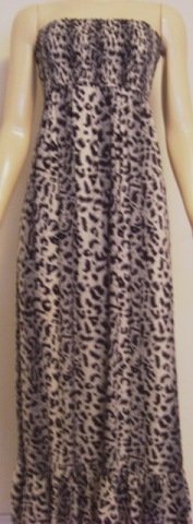 BALI LONG DRESS TAHITI TIGER