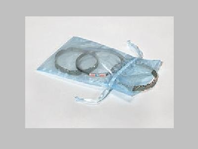 Pretty Aqua Organza Drawstring Gift Bag for Jewelry Item