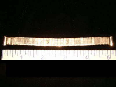 NEW Lady's Gold Metal Stretching Wrist Watch Band
