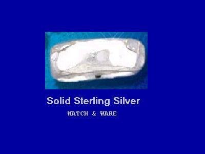 NEW Hammered or Dimple Design Sterling Silver Ring size 8
